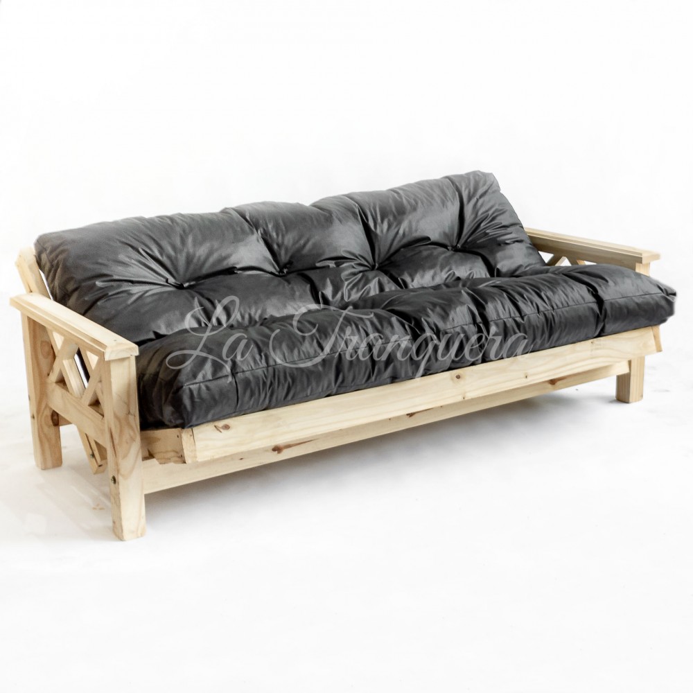 futon-3-cuerpos-con-colchon-negro