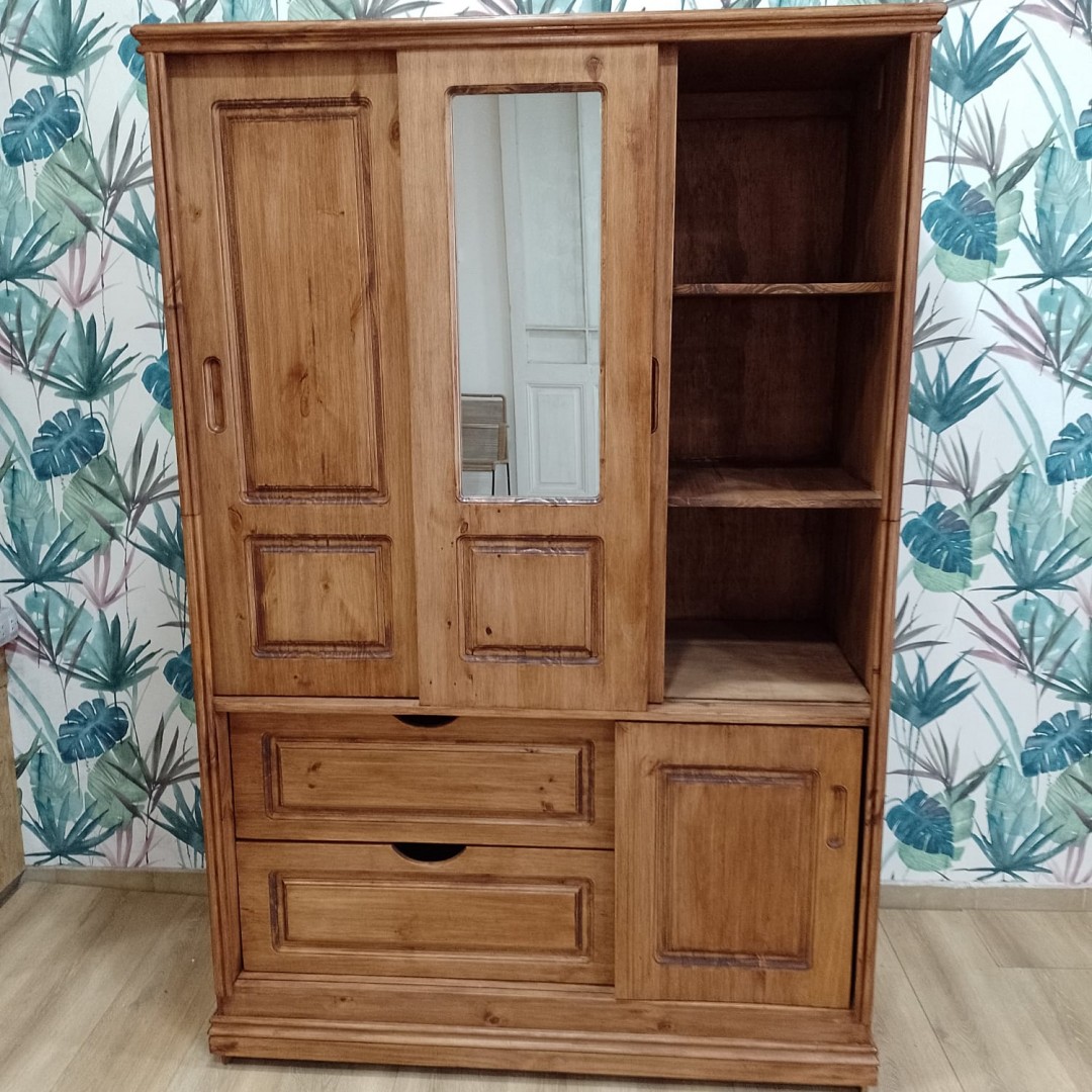 ropero-puerta-corrediza-120-con-espejo-con-estante-encerado-35415